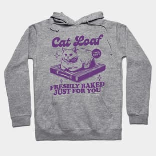 Cat Loaf Tshirt, Funny Cat Meme Shirt, Trendy Vintage Retro Tshirts, Cat Lover Graphic Tees, Cat Lover Gift Hoodie